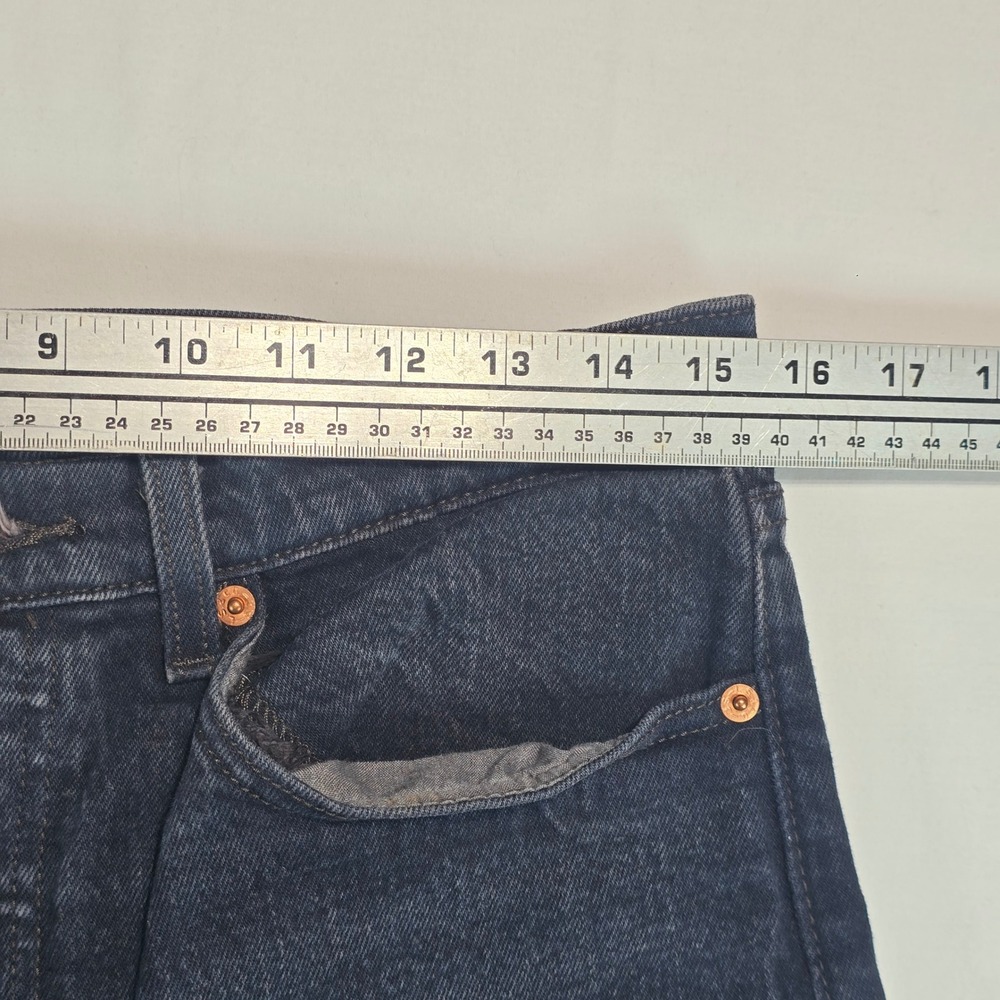 Levis Premium Wedgie Straight Jeans Dark Wash Button Fly 22861-0064 Womens 30 - Picture 15 of 16